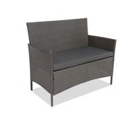 Sofá de dos plazas de technoratán Calabria Premium Garden Point antracita