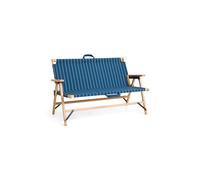 HAY Sofá plegable Outdoor Market Blue-beige. 2 plazas