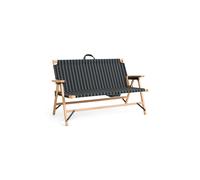 HAY Sofá plegable Outdoor Market Black-beige. 2 plazas