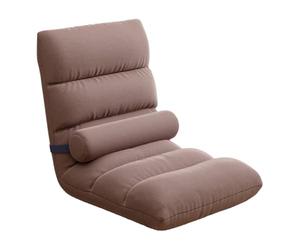 Sofá de suelo ajustable, sillón tatami portátil con soporte para la espalda, cómodo asiento plegable para la sala de estar, relajación y sofá perezoso, silla acolchada para máxima comodidad
