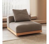 Sofá De Tela De Doble Cara, Gran Sofá Cómodo, Cómodos Sofás Esquineros para Varias Personas, Estilo Japonés De Madera Natural, para Apartamento Y Oficina, Incluye Paneles De Madera 85 * 100cm