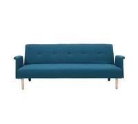 Sofá diseño convertible azul OSCAR