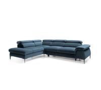 Sofá esquinero blues 280x214x94 azul