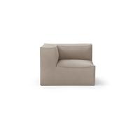 Ferm Living Sofá modular Catena Tela cotton linen natural. connect corner 200