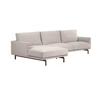Sofá Galene de 4 plazas con chaise longue izquierda, beige, 314 cm