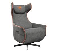 Sofá gaming COUGAR Magus Gray 150kg respaldo ajustable acolchado gris reposacabezas