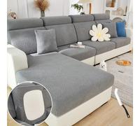 Sofa Hero Covers For Couch, Soothing Home Sofa Covers, 2024 New Sofa Hero Covers, Pet Couch Covers For Sectional Sofa, Magic Sofa Covers For Sectional Slipcovers (Chaise Cover,Gray)