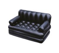 Bestway 75054 Sofá multiusos, 188 x 152 x 64 cm, PVC, negro, 74 x 60 x 25 pulgadas