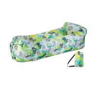 Sofá hinchable hinchable, plegable e impermeable, con bolsa de almacenamiento, portátil, impermeable, para jardín, orilla del lago, camping y festivales de música, carga máxima de 225 kg