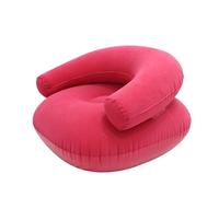 Sofá hinchable para camping - Asiento para tumbona aterciopelada 73 x 73 x 52 cm | Sofá hinchable | Sillas hinchables para noches de cine al aire libre playa piscina estadio viajes salón dormitorio