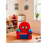 Sofá Infantil -Man Marvel | Sillón Niño Espuma Azul | Decoración Habitación Infantil
