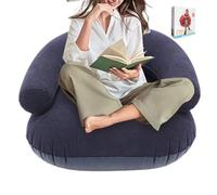 Sofá inflable para acampar - Superficie de asiento cómoda y portátil de felpa | Silla inflable para noche de cine, para sala de estar dormitorio al aire libre baño playa piscina viaje estadio cine