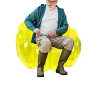 Sofá inflable: sofá de aire, asiento portátil, bolsa de frijoles | Muebles livianos de salón, tumbona de viajes de inflación rápida para reuniones al aire libre, fiestas en el patio trasero, observaci