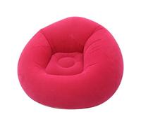 Sofá inflable, sofá plegable portátil de camping, asiento de colchón de aire, diseño compacto de inflado rápido para noches de juegos, patio, caravana, piscina, viajes, picnic, jardín, 103 x 103 x 60