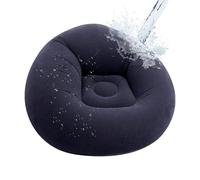 Sofá inflable, suave, portátil, plegable, para camping, bonitos colchones de aire para sala de estar, sala de juegos, dormitorio, campamento y piscina relajante al aire libre, bronceado, viajes