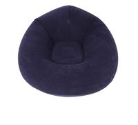 Sofá Inflable Tamaño Queen, Sofá De Aire Azul para Uso En Interiores, Mueble Inflable Portátil, Sofá Cama Cómodo Y Ligero.