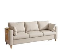 Sofá moderno de tela pequeño para sala de estar, dormitorio o apartamento, sofá compacto para espacios pequeños, muebles elegantes y que ahorran espacio para inquilinos o tiendas de ropa, 51 x 89 cm