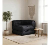 Sofá modular antracita 70 x 70 x 54 cm tela | Funda de algodón, relleno de fibra de espuma, combinación flexible, versátil, acolchado suave