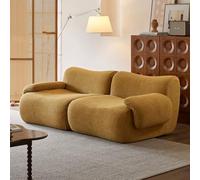 Sofá modular, cama convertible 3 en 1 de espuma viscoelástica con fundas lavables, diseño compacto para espacios pequeños, apto para mascotas y niños