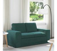 Sofá modular de metal negro configuración flexible 162 x 80 x 82 cm verde | Sofá Modular Verde Oscuro 162x80x82 cm Tela Resistente con Cojín Ergonómico y Estructura de Metal para Sala Moderna,