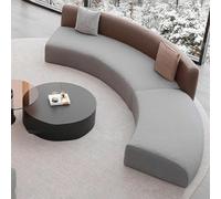 Sofá modular grande para sala de estar, diseño moderno de bouclé, ideal para oficina, vestíbulo, villa, no requiere instalación