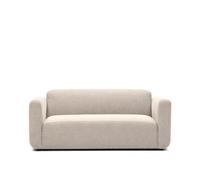 Sofá modular Neom de 2 plazas, color beige, 188 cm, certificación FSC Mix.