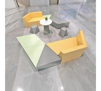 Sofá modular para salas de negociación y conferencias, tarjetero con forma especial, ideal para bibliotecas y empresas, juego de 9 piezas