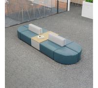 Sofá Modular, Sofás De Doble Cara Uno Frente Al Otro, Conjunto De Sofás para Oficina Y Ocio, Fácil De Limpiar Y Montar, para Banco/Sala De Negocios/Tienda De Ropa/institución 3M