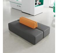 Sofá Modular, Sofás De Doble Cara Uno Frente Al Otro, Conjunto De Sofás para Oficina Y Ocio, Fácil De Limpiar Y Montar, para Banco/Sala De Negocios/Tienda De Ropa/institución 1.8M