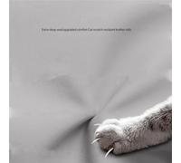 Sofá Modular tapizado con Taburete Redondo y Mesa, Mueble de Piel, Ideal for oficinas, hospitales y Salas de Espera.(L)