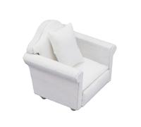 Sofá - Muebles Miniaturas Escala 1/12 | Hacer Parece Jugar Juguetes de Muebles de Sofá Miniaturas con Almohada | Accesorios para el Hogar | Muebles decorativos para mi