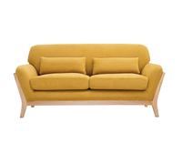 Sofá nórdico 2 plazas amarillo mostaza YOKO