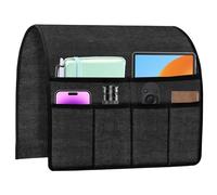 Sofá Organizador - de Almacenamiento Multifuncional, cómodo Asiento de sillón, de Soporte de Gadget, Conveniente Acceso de Lectura | Mantener Remote Book Snacks, Teléfono Móvil