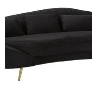 SOFÁ OSLO 3 PLAZAS CON COJINES NEGROS