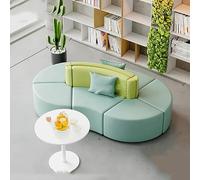 Sofá ovalado, muebles modernos para biblioteca, centro de recepción, centro comercial y sala de espera pública