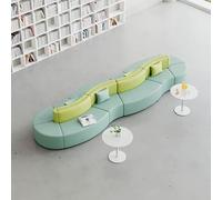 Sofá ovalado, muebles modernos para biblioteca, centro de recepción, centro comercial y sala de espera pública