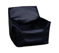 Sofá para Casa de Muñecas en Miniatura con Estilo Realista Material de Piel Sintética Resistente Accesorio Decorativo para Muebles de Dormitori, Negro
