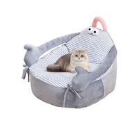 Sofá para gatos - Sofá cama para perros pequeños, lindo sofá de dibujos animados para cachorros, gatitos, muebles de nido para sala de estar, interior, suelo de perrera, patio al aire libre