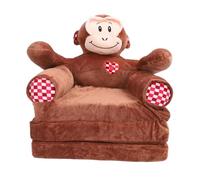 Sofá para niños con estampado de dibujos animados de animales, sofá mini plegable para toddlers, reclinable y tumbona multifuncional para leer, relajarse y dormir, para niños y (Forma de dinero)
