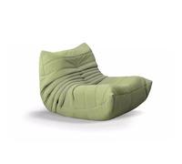 Sofá pequeño nórdico perezoso, sofá pequeño artístico, silla de descanso de pie, adecuada para sala de estar, balcón, dormitorio, etc. Sofás pequeños para espacios pequeños (C)