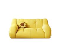 Sofá pequeño que puede acostarse y dormir en el sofá del dormitorio, sofá individual o doble, sofá pequeño tatami, sala de estar, silla de ocio, sofás pequeños para espacios pequeños (D 125 cm)