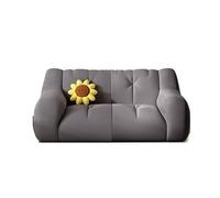 Sofá perezoso para espacios pequeños: sofá individual/doble, silla pequeña para dormitorio, tumbona que puede acostarse y dormir, ideal para relajarse en la sala de estar