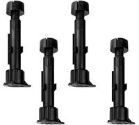 Sofá pie 4 patas de plástico for gabinete, diversas especificaciones de soporte, accesorios de ajuste for gabinete de 8 cm, 10 cm, 12 cm y 15 cm.(S,12cm)