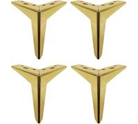 Sofá pie 4 piezas de pie de apoyo triangular de titanio for mesa de centro, mueble de TV, 10-17 cm(150mm)