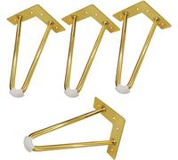 Sofá pie 4 X Patas De Muebles De Metal, Patas De Muebles, Horquillas, Patas De Mesa for Patas De Cama, Patas De Sofá, Mesitas De Noche Con Tornillos, Protectores De Piso,(20cm/7.9in)