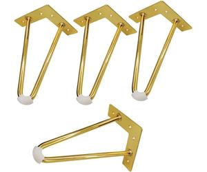 Sofá pie 4 X Patas De Muebles De Metal, Patas De Muebles, Horquillas, Patas De Mesa for Patas De Cama, Patas De Sofá, Mesitas De Noche Con Tornillos, Protectores De Piso,(20cm/7.9in)