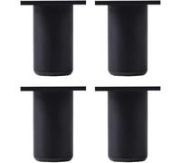 Sofá pie Patas de aluminio for armario de baño, color natural, 4 unidades, for TV, 6-40 cm(12cm)