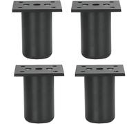 Sofá pie Patas de aluminio for armario de baño, color natural, 4 unidades, for TV, 6-40 cm(8cm)