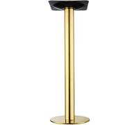 Sofá pie Patas de mesa de una sola columna de alta resistencia, patas de muebles de acero inoxidable, patas de soporte for mesa de centro de banco de trabajo de cocina(Gold)