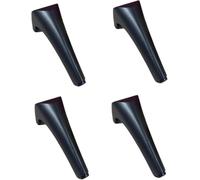 Sofá pie Patas de mesa, Patas de muebles de 4 piezas, Patas de soporte de metal, Patas de repuesto resistentes for sofás, camas, gabinetes(Nero)
